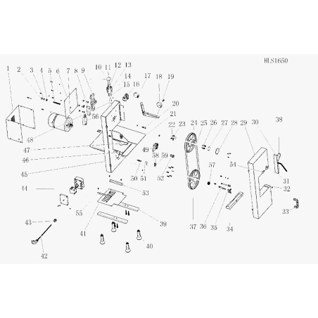 Nettoyeur de Scie à Ruban HLS-1650