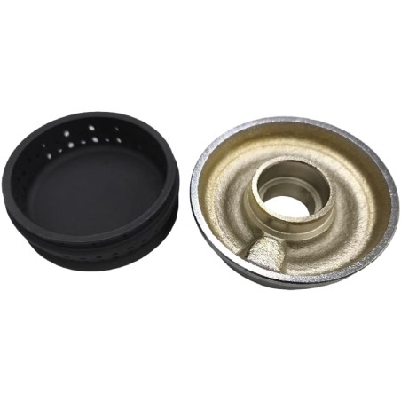 Quemador 6000W Liva cocina Turhan H38mm serie 600 D1Ø76mm  D2Ø90mm