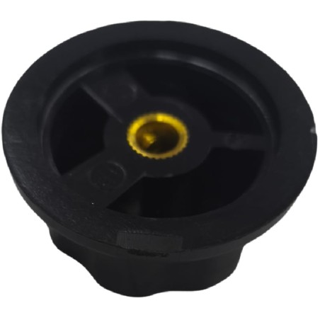 Controle Plástico Eixo ø 6mm Diâmetro 45mm Salamandra ES-538 ES-450 ES-600 fixação dos parafusos ao eixo
