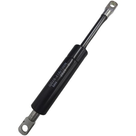 Resorte de gas Pistón Aire 700N Distancia agujeros 210mm ancho 22mm L 68-100mm M8 QD20-210/700N