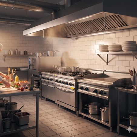 Cuisinière à gaz 4 feux avec four Série 700 TC.7KG800 800mm