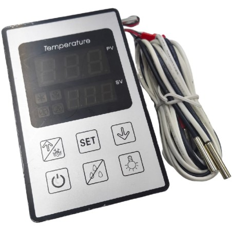 Digital thermostat SF-376 220-240VAC 4 relays 3 sensors ESK