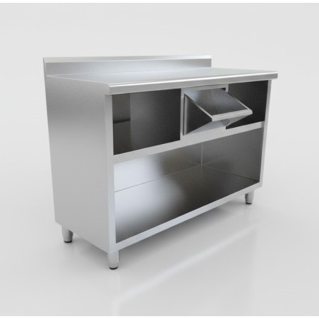 Meuble cafétéria FCD-100-O 1000x600x1050mm avec trémie