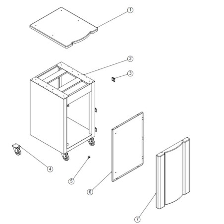 Espremedor de laranjas automático com base ORG.50 + ORG.51