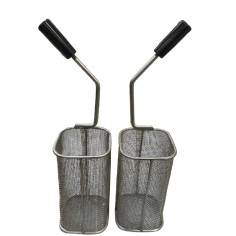 Kit de 2 cestas cuece pasta Eutron DRN acero Inoxidable