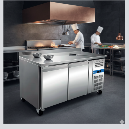 Mesa de refrigeración Serie 600 SNACK2200TN 2 puertas