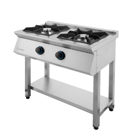 Cocina 2 fuegos a gas con bancada