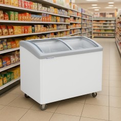 Congélateur coffre portes en verre 177 litres SD280