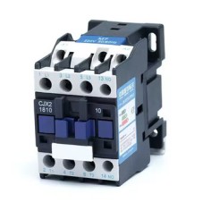 AC3 Contactor 18A, 380VAC Coil, 3 Poles, 3 NO Contacts, 1 Auxiliary NO Contact, CJX2-1810