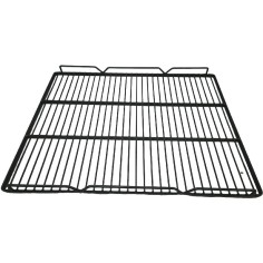 Grelha de prateleira 500x428mm laminada preta SZ400 AX