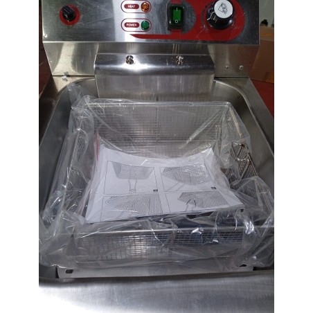 Friteuse Électrique 14L Cuve Simple EF-141VW 380V 5KW