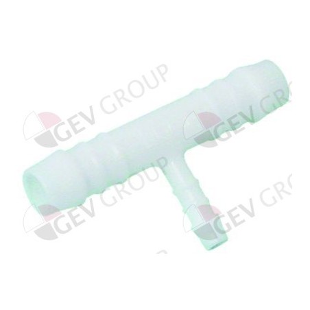 pièce T en plastique raccord de tube ø 12-6-12mm 3 voies Fagor