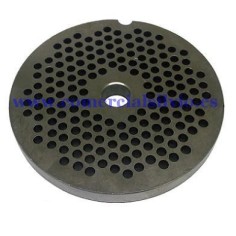 Placa Picadora de carne 32 Taladro 4,5mm sin pivote 1 muesca Inoxidable Enterprise