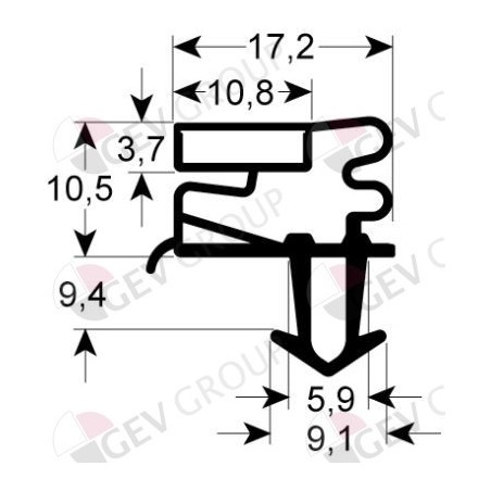Gasket for Eutron FC-300 Refrigerator
