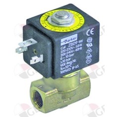 2-way magnetic valve 230 VAC 1/4" connection DN 3mm
