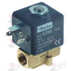 2-way magnetic valve 230 VAC 1/4" inlet Expobar