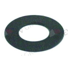 joint plat en caoutchouc D1 ø 33mm D2 ø 17mm épaisseur 1,5mm UE 1 pce 4370