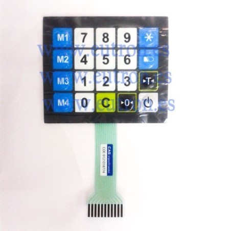 Teclado plano 20 teclas balanza CAS ERJ ER JUNIOR  SP-ERJ-EKB