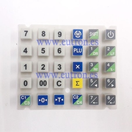 CAS Scale Rubber Keyboard