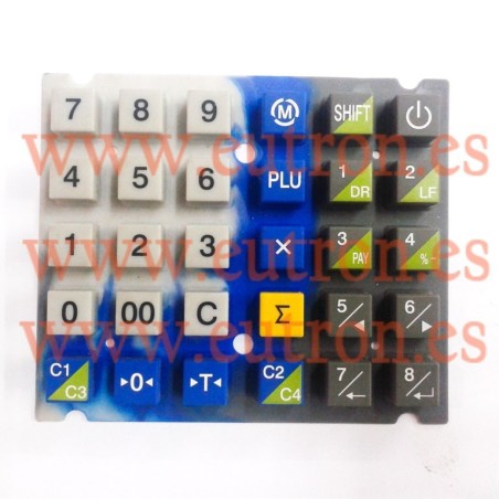 Clavier en caoutchouc Balanza CAS