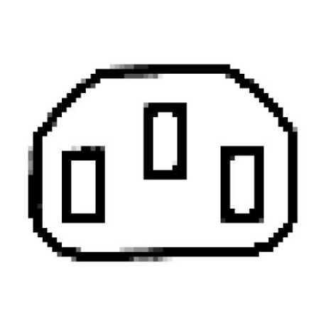 conector para aparatos de baja temperatura C14 conector Faston 6,3mm máx. 10A/250V T70 