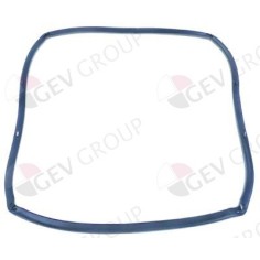 junta de porta An 350mm com 8 ganchos de fixação L 570mm Unox