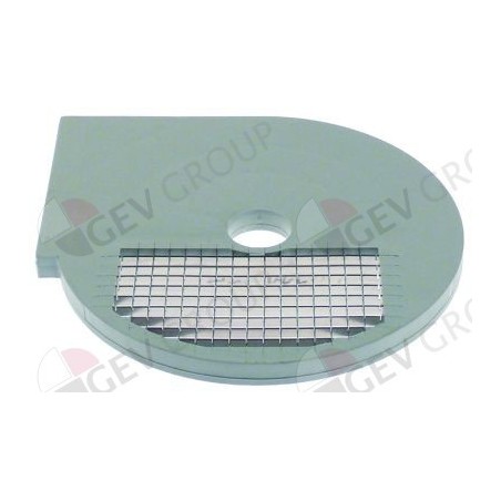 grille à carrés type DISCOD8 ø 205mm épaisseur de coupe 8x8mm plastique/métal Fimar