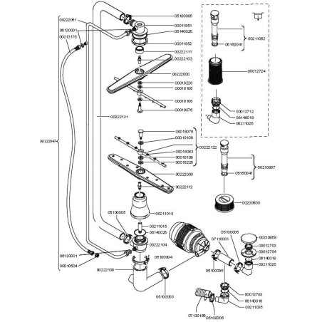 Filtro redondo ø 115mm H 55mm Elframo, Komel 00200500