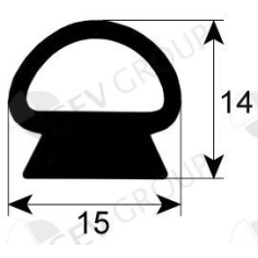 junta de porta perfil 2435 UE ao metro