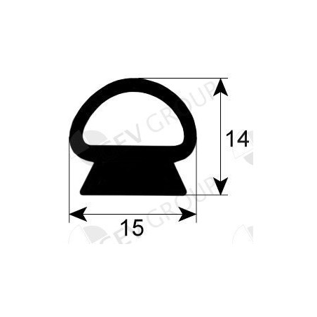 door profile joint 2435 UE to the meter
