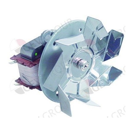 ventilador de ar quente 220V 55W 50/60Hz L1 65mm L2 15mm L3 25mm L4 87mm Fime L25R7513 Smeg