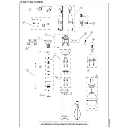Bearing-seal set TR-BM-250:6c