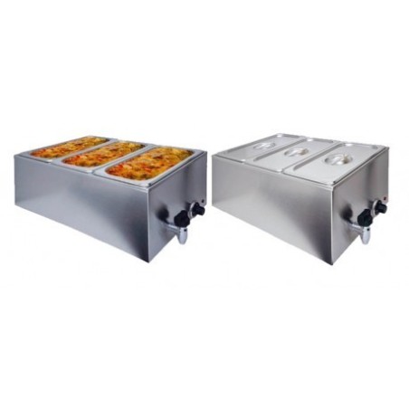 Bain-marie trois bacs BT-3 ZCK165BT