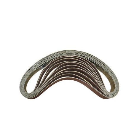 10 bandas lija 50x950mm grano 120 Seco y Húmedo para afiladora X7 AX5