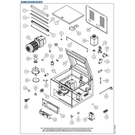 Système de mise sous vide Sammic V-401 2149165.24a