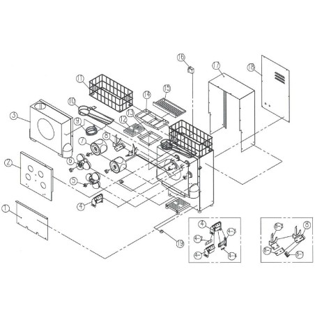 Bandeja Pequeña Exprimidor de Zumo Eutron 923002 Despiece 13