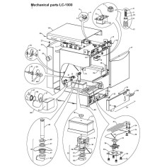 tubo de transbordo ø 26mm L 142mm plástico int.ø 21mm ø ext. 26mm LineaBranca