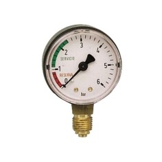 Pressure Gauge ISR 1/4 0-6 Bar Thread 1/4
