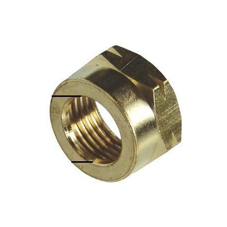 Tuerca Izquierda 21,8 para racor gas