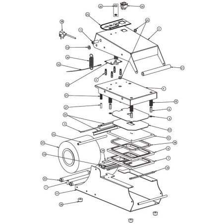 Resistencia Secadora SAS 450W sammic 2370149 80X400mm