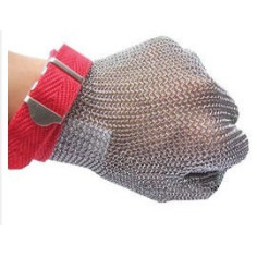 Gant en maille métallique