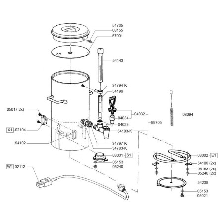 M35x1.5 faucet mount Bonamat