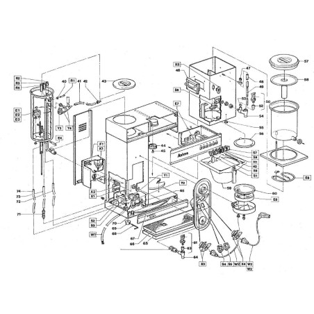 Monture de robinet M35x1,5 Bonamat