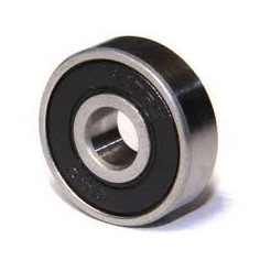 rolamento de esferas radial eixo ø 7mm ø ext. 22mm An 7mm tipo DIN 627-2RS com arruelas de vedação