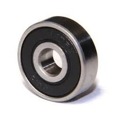 rolamento de esferas radial eixo ø 7mm ø ext. 22mm An 7mm tipo DIN 627-2RS com arruelas de vedação