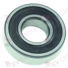 roulement à billes radial arbre ø 25 mm ø ext. 52 mm An 15 mm type DIN 6205-C-2HRS Braher 40502