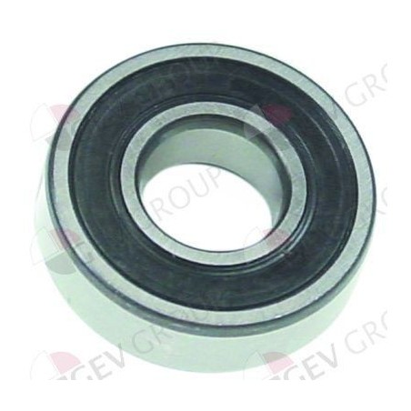 roulement à billes radial arbre ø 25 mm ø ext. 52 mm An 15 mm type DIN 6205-C-2HRS Braher 40502