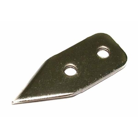 faca abridor de latas 16x40mm furos a 14mm diâmetro furos 4mm