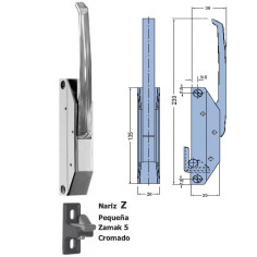 Small Epoxy Nose Vertical Closure Without Key