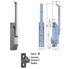 Fermeture verticale nez époxy petite sans clé